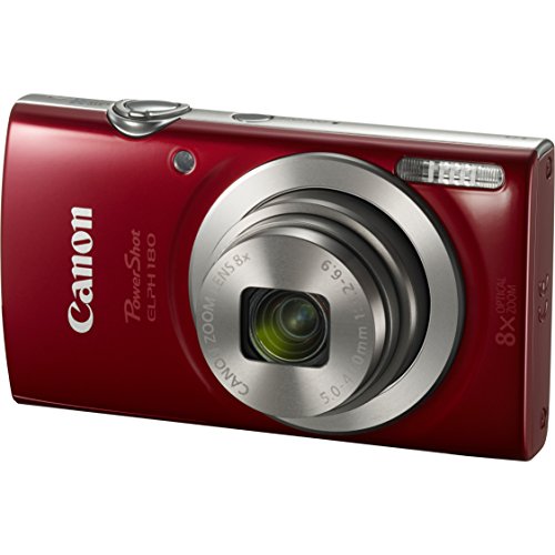 Capture Memories with Canon ELPH 180: Stable, Smart, and Red!