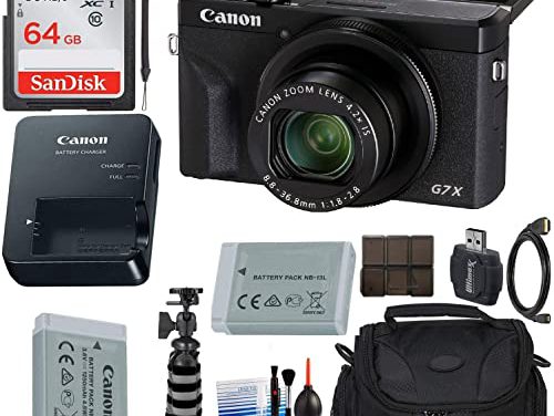 “Capture Life’s Moments: Canon G7 X Mark III Camera Bundle”