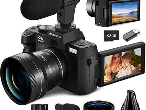 Capture Stunning Moments with Monitech 4K Vlogging Camera