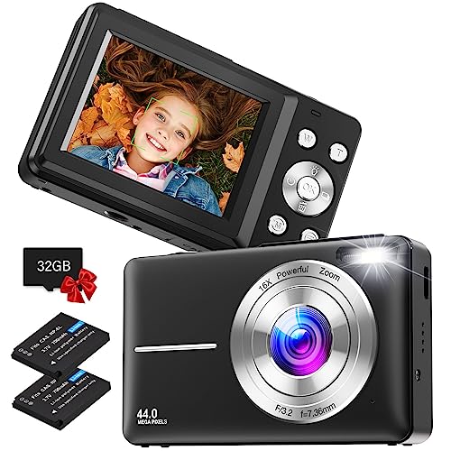 Capture Stunning Moments: 44MP Kids Camera – 16X Zoom