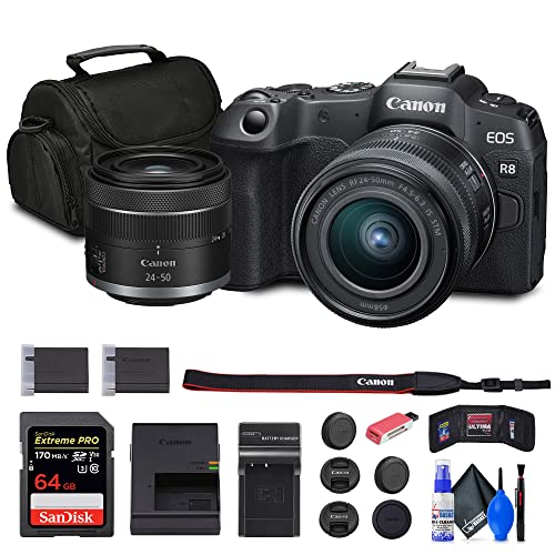 Revive Your Photography: Canon EOS R8 Mirrorless Camera Bundle