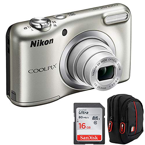 Renewed Nikon COOLPIX A10: Stunning 16.1MP Zoom Camera Bundle