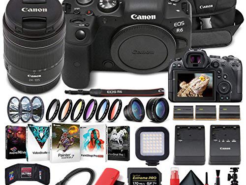 Capture with Canon EOS R6: Mirrorless Camera Bundle