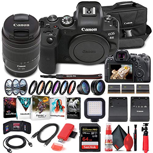 Capture with Canon EOS R6: Mirrorless Camera Bundle