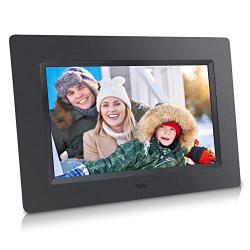 “Sonicgrace 7-Inch Digital Frame: Stunning HD Slideshows, USB/SD Support, Calendar/Clock”