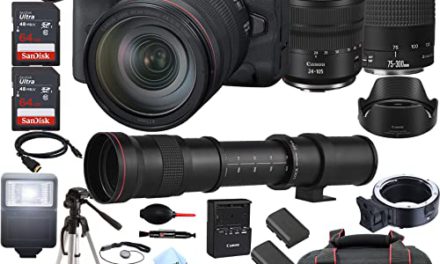 Ultimate Canon EOS R5 Camera Bundle: Capture, Zoom, and Remember