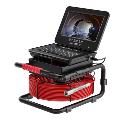 High-Resolution Sewer Pipe Inspection Camera: Record, Enlarge, and Locate