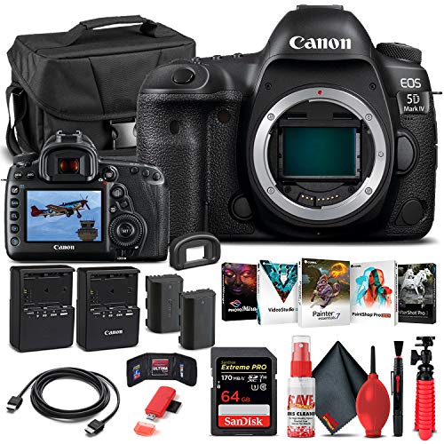 Capture the Moment: Canon EOS 5D Mark IV DSLR Camera + Essential Accessories