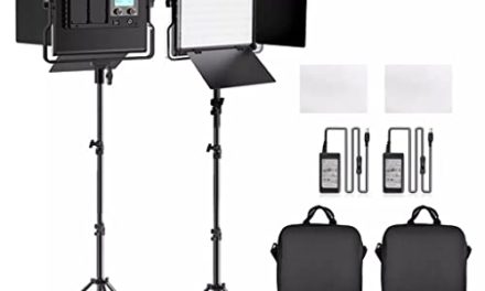 Capture Stunning Moments: Portable LED Video Light Kit for Outdoor Shoots