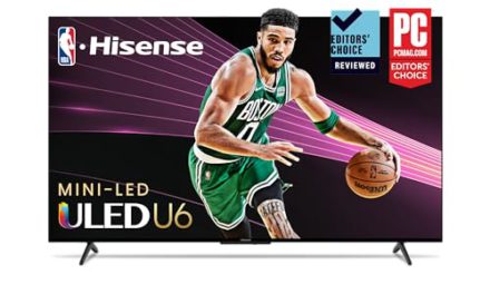 Immerse in Ultimate Entertainment: Hisense 55″ U6 ULED Mini-LED Smart TV
