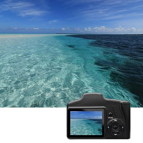 Capture Stunning Moments: 16MP Compact Digital Camera with 16x Zoom, LCD Screen, and Waterproof Case