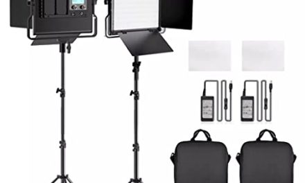 Brighten Your Outdoor Shoot with WCFDM LED Video Light Kit