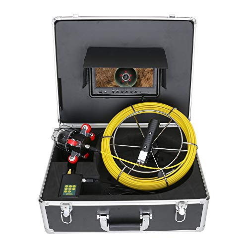 Capture Every Angle: MaGiLL 9″ Pipe Inspection Camera with 360° Rotating Camera & 30M DVR Video