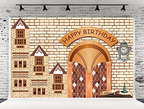 Magical Castle School Birthday Photography Backdrop