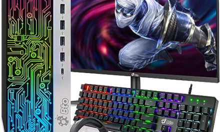 Ultimate Gaming Powerhouse – Intel i5, 16GB DDR4, 512GB SSD, NVIDIA GT-1030, 22″ Monitor