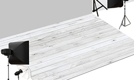 Stunning Kate Grey White Wood Photo Mat: Perfect Studio Props