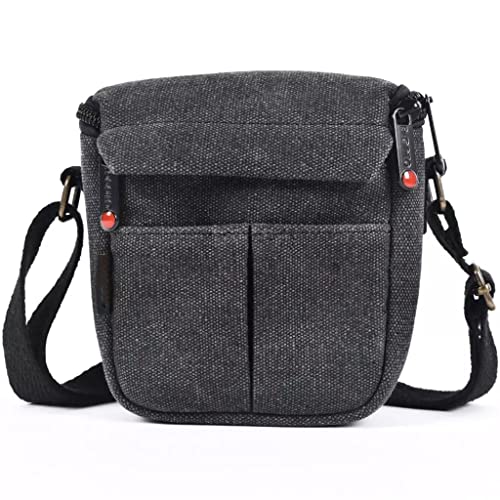 Dustproof Canvas Camera Bag: Seal Zipper, Protects Gear