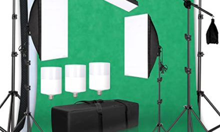 Enhance Your Photography: Dynamic Lighting Kit & Backdrops