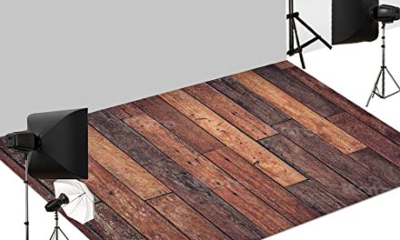 Capture Stunning Photos with Kate’s Brown Wooden Textured Rubber Floor Mat