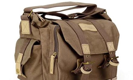 Ultimate DSLR Camera Protection: Travel-Ready Canvas Shoulder Bag