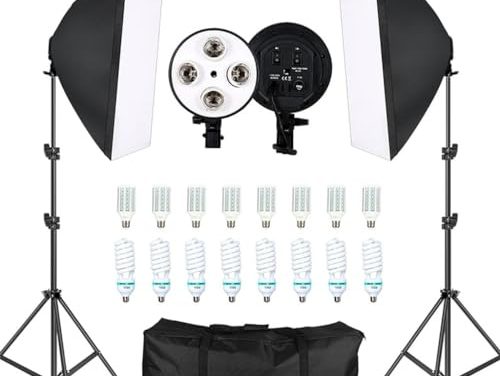 Perfect Lighting Kit for Photography: MJWDP Softbox Set