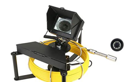Powerful Sewer Pipe Inspection Camera – IP68 Waterproof, Endoscope with Long-lasting Battery