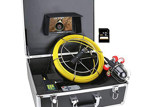 High-Tech Waterproof DVR Inspection Camera: Explore Pipes with LED Lights