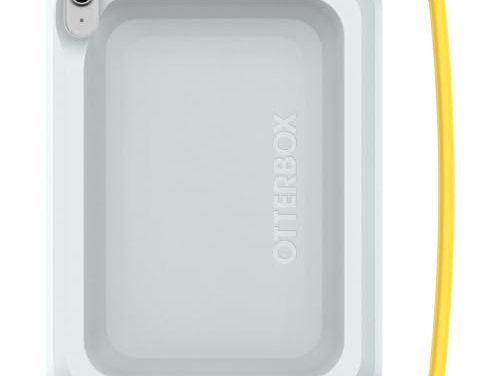 Kid-Proof OtterBox iPad Case: FLOATIES Blue, Tough, Grip-friendly, Washable