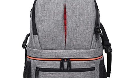 Waterproof DSLR Camera Backpack: Reflective Stripe, Video Tripod Carry Case – Perfect for Outdoor Photography & Travel
