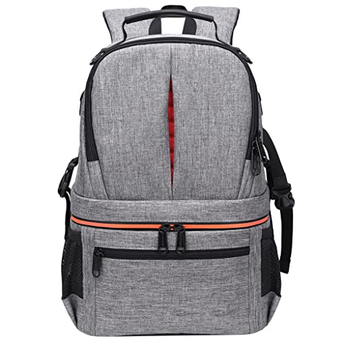 Waterproof DSLR Camera Backpack: Reflective Stripe, Video Tripod Carry Case – Perfect for Outdoor Photography & Travel