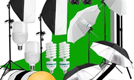 Upgrade Your Photo Studio with JIMEOG Lighting Kit & Backdrop