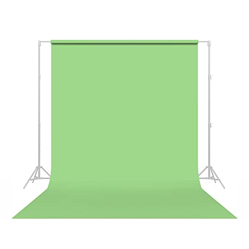 Vibrant Mint Green Paper Backdrop: Perfect for YouTube, Streaming, and Portraits – Made in USA