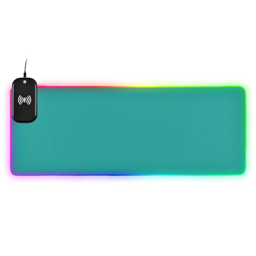 Experience the Ultimate Gaming Mouse Pad – Wireless Charging, Dynamic Lighting Effects, XL Size