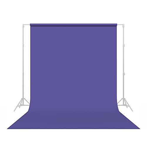 Vibrant Purple Photography Backdrop – 107″ Wide x 36ft Long – Perfect for YouTube, Streaming & Interviews