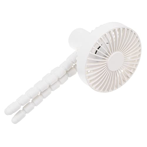 Portable TIDTALEO Mini Fan: Clip, Cool & Charge