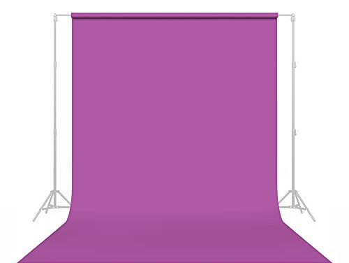 Vibrant Plum Photography Backdrop: Savage Seamless Paper for Stunning YouTube Videos, Streaming, Interviews, and Portraits – Made in USA