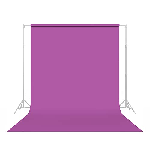 Vibrant Plum Photography Backdrop: Savage Seamless Paper for Stunning YouTube Videos, Streaming, Interviews, and Portraits – Made in USA