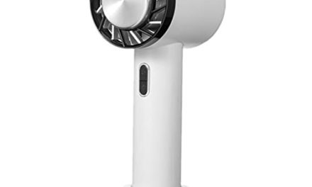 Fast Cooling Handheld Fan: Rechargeable, Portable, Adjustable
