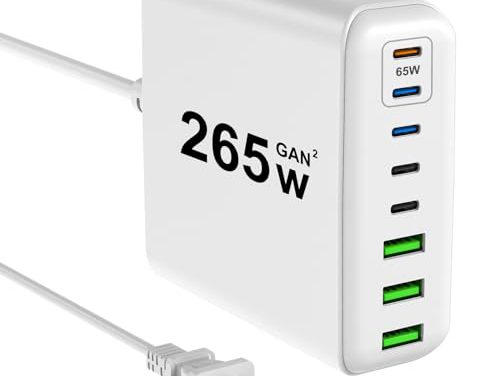 Super-Fast 8-Port USB C Charger: Boost MacBook, iPhone, Samsung