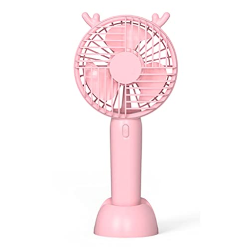 Powerful Pink Mini Fan for Travel and Office Use