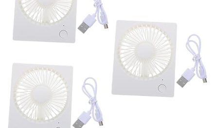 Whisper-Quiet Foldable USB Fan: Ideal for Office and Home