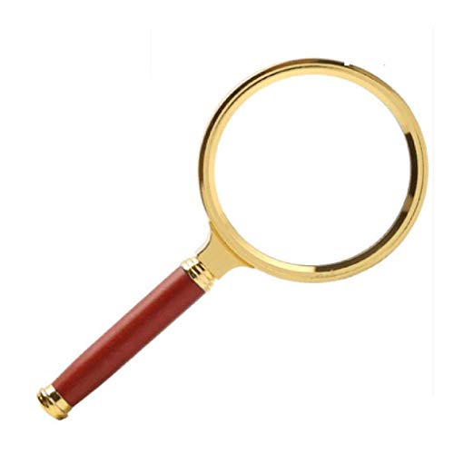 Enhance Clarity! LIUZH 5X Handheld Magnifier, Read Books, Maps, Crosswords Clearly