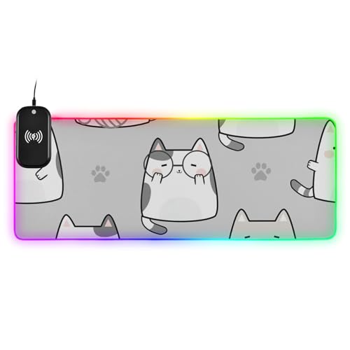 Experience the Ultimate Gaming with Kawaii Cat Mouse Pad!