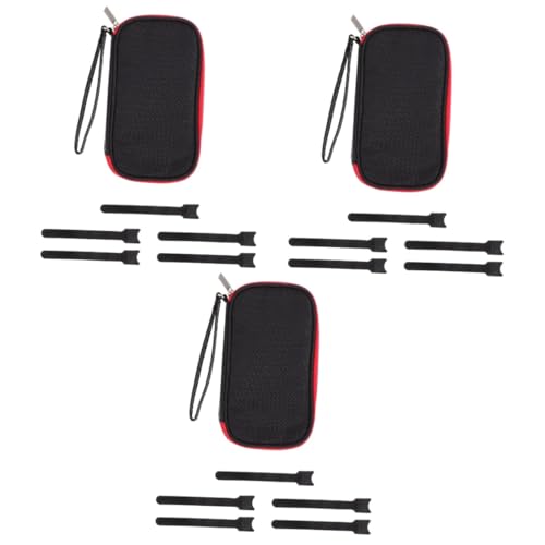 Organize and Simplify: 3pcs Travel Cable Bag Set for Electronics and Accessories
