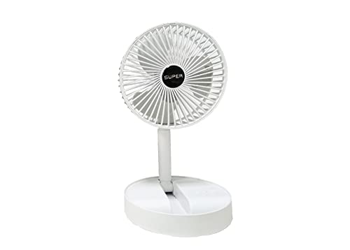 Compact Rechargeable Fan: Powerful, Silent, Portable