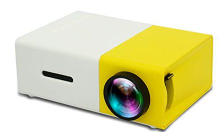Portable Mini Movie Projector: 1080P Screen, USB/Laptop/Phone Compatible, Built-in Speaker, LED Light Source