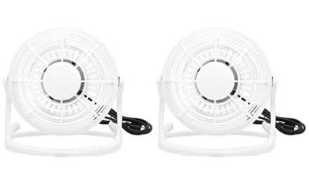 Portable Rechargeable Cooling Fan: Whisper-Quiet & Soothing