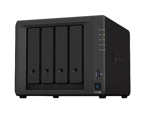 Powerful Synology DS923+ NAS Server: AMD Ryzen R1600, 32GB RAM, No SSD & HDD