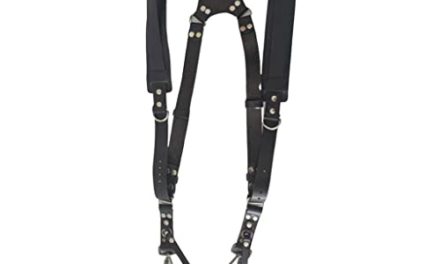 Ultimate Camera Harness: Dual Leather Strap for BMFHO Camera