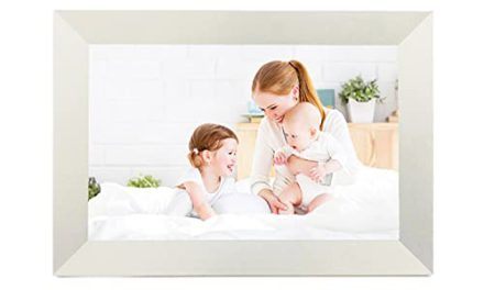 Capture & Share Memories Anywhere: 10″ Digital Photo Frame – Touch Screen, Wall Mountable